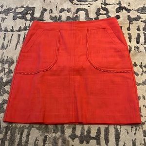 Loft coral skirt size 10